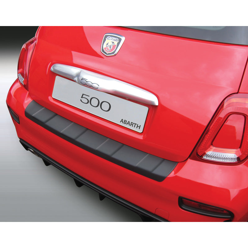 RGM, Heckstoßstangenschutz, ABS, Schwarz 'Gerippt', Passt zu Fiat 500/500C Abarth 2016-