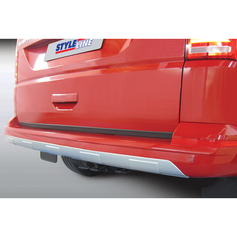 RGM, Heckstoßstangen-Skirt „Unterfahrschutz“, passt für Volkswagen Transporter T6 2015-2020 & T6.1 2020- (mit Heckklappe) Silber