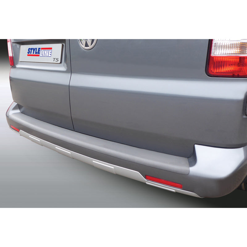 RGM, Heckstoßstangenschürze 'Skid-Plate', passend für Volkswagen Transporter T5 Facelift 2010-2015 Silver (ABS)
