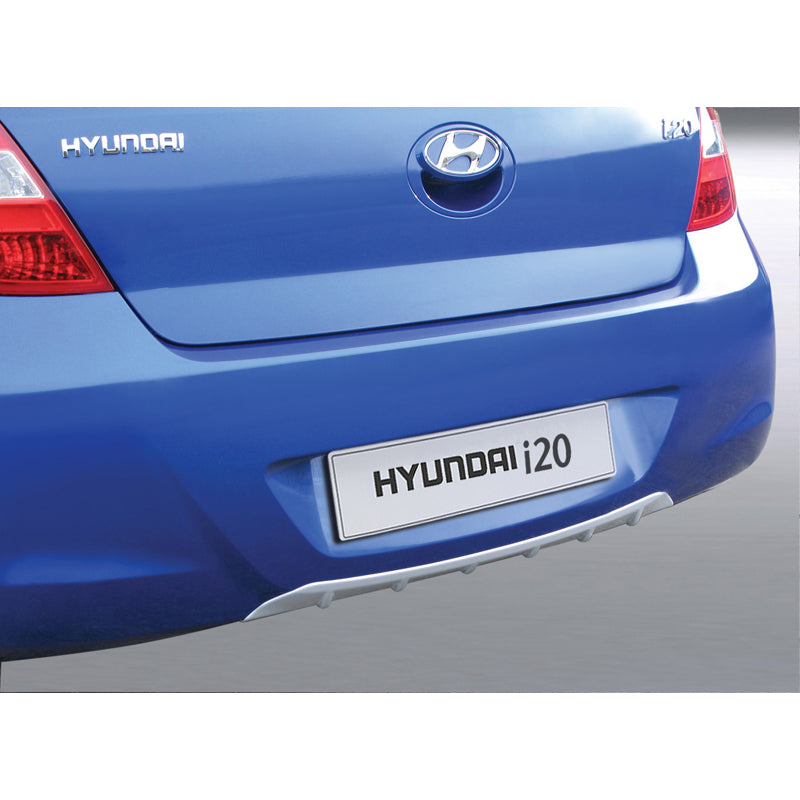 RGM, Heckstoßstangenansatz (Diffusor), passt für Hyundai i20 3/5-türer 2009-2015 silber (ABS)