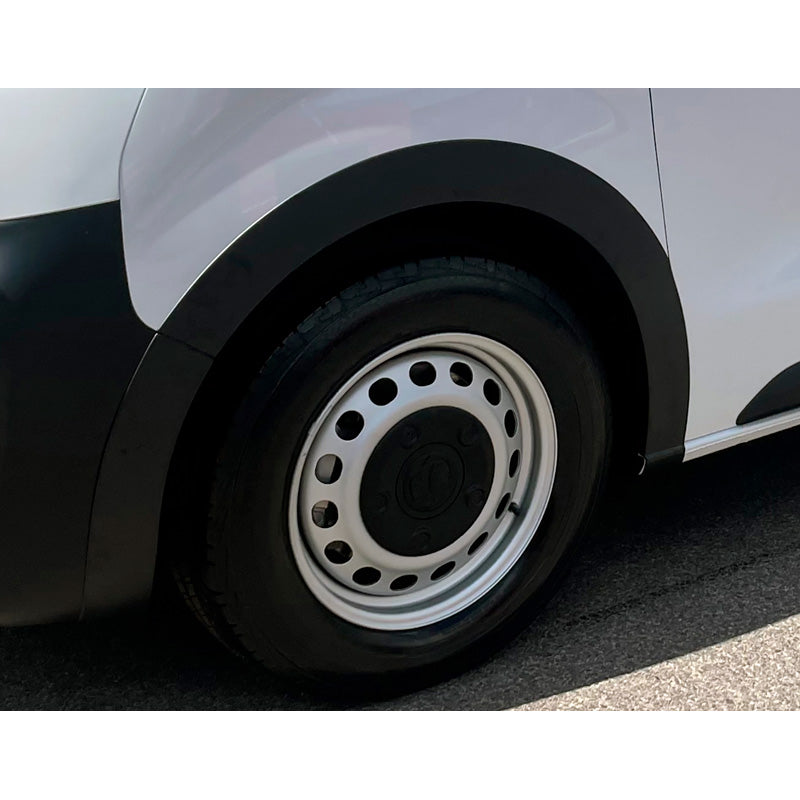 RGM, Satz Radlaufverbreiterungen, passt für Citroen Jumpy excl. XS & Peugeot Expert 2016- excl. Compact & Opel Vivaro SWB 2019- - Schwarz