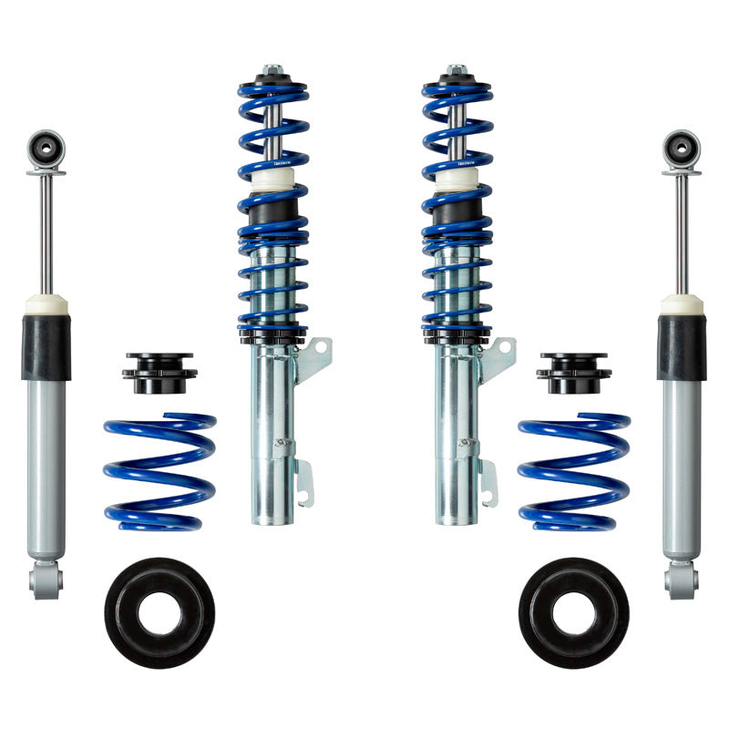 Bonrath, Gewindefahrwerke passend für A3 8L Quattro/TT 8N Quattro/Leon 4M/Octavia 1U 4x4/Golf IV 4-Motion 25-60mm/35-60mm, Stahl, Aluminium, Blau