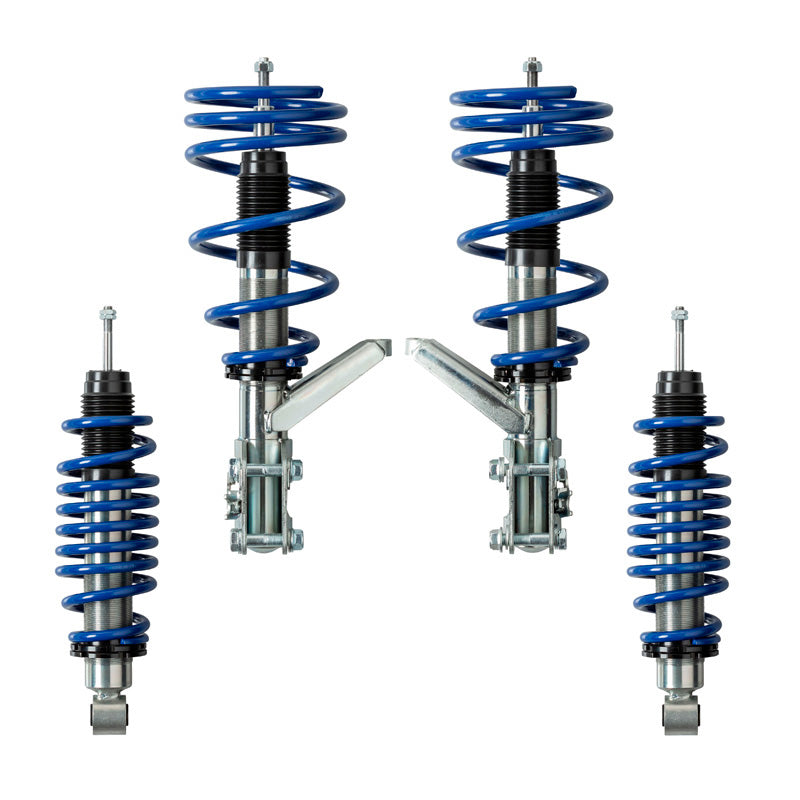 Bonrath, Gewindefahrwerke passend für Honda Civic EM/EP/EV 2001-2005, Stahl, Aluminium, Blau