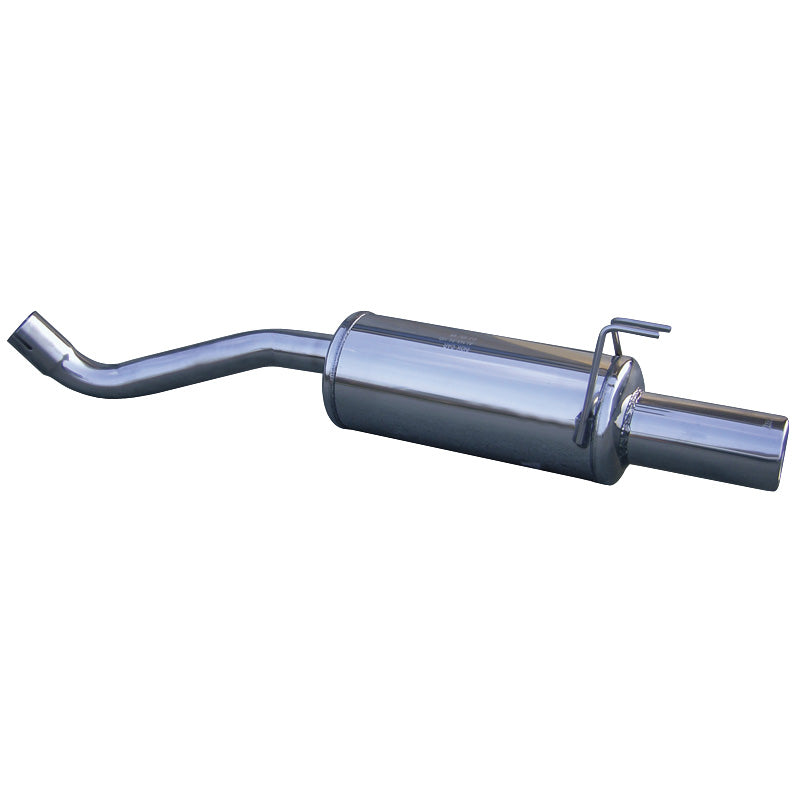 InoXcar, 100% Edelstahl Sportauspuff passend für Alfa Romeo 145 1.9 TD (90PS) 1994-2000 80mm, Inox