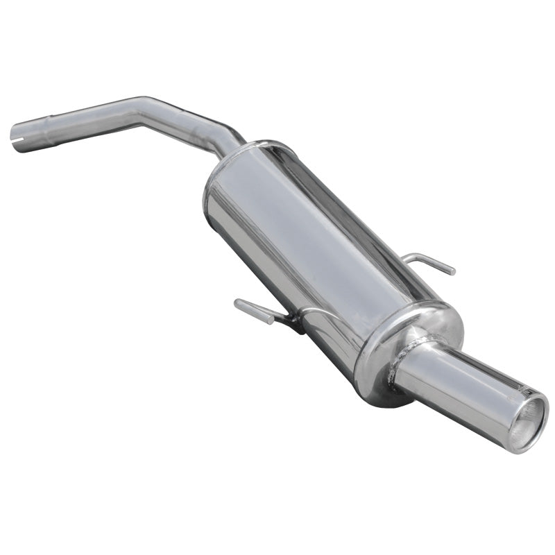 InoXcar, 100% Edelstahl Sportauspuff passend für Alfa Romeo 156 2.4 JTD 1997- 80mm, Inox