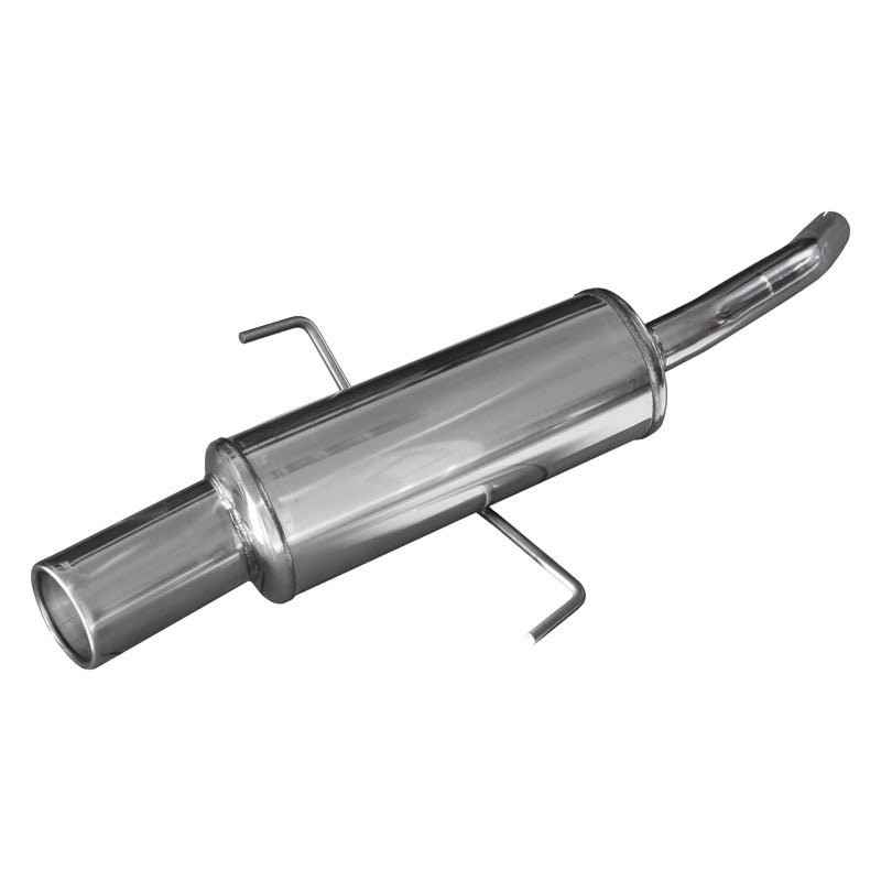 InoXcar, 100% Edelstahl Sportauspuff passend für Alfa Romeo 156 2.5 V6 1997- 102mm, Inox