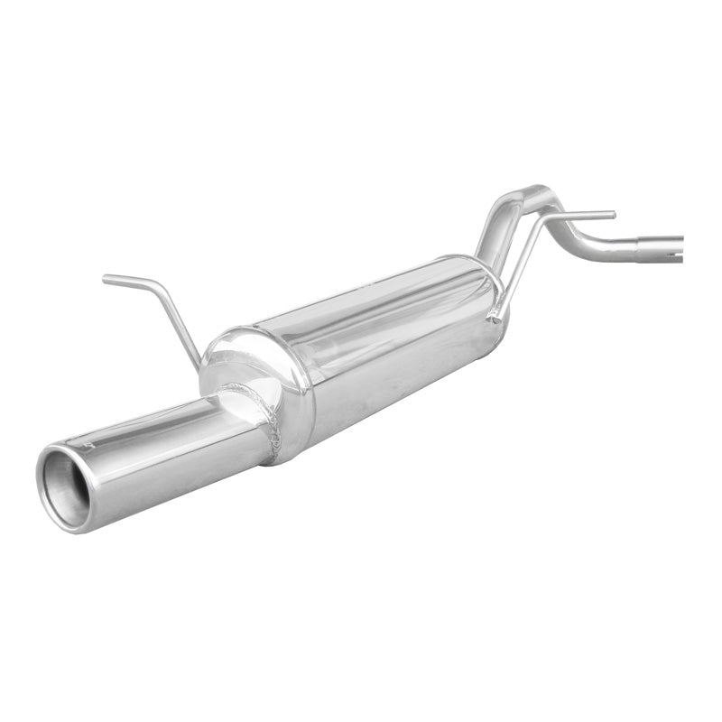 InoXcar, 100% Edelstahl Sportauspuff passend für Seat Ibiza 6L 1.2 12v (64PS) 2002- 80mm, Inox