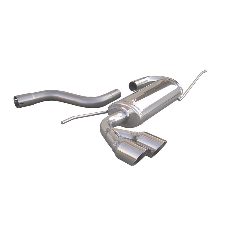 InoXcar, 100% Edelstahl Sportauspuff passend für Volkswagen Scirocco 2.0TDi (140PS) 2008- 2x80mm Racing, Inox