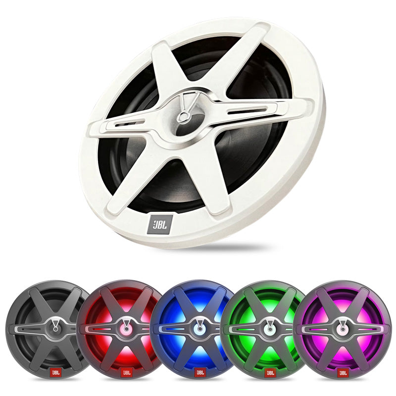 JBL, Marine Club 10'' Subwoofer mit LED-Beleuchtung, wasserdicht, 300W RMS, 4 Ohm