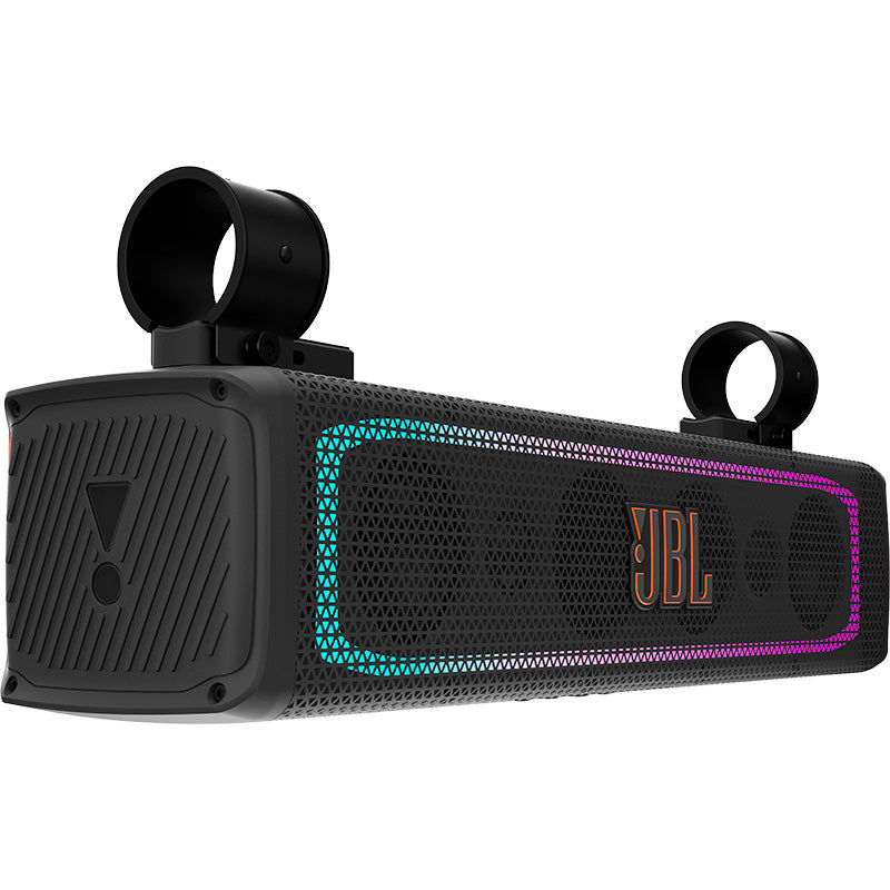 JBL, Rallybar Bluetooth-Soundbar mit LED-Beleuchtung und IP66-Schutz