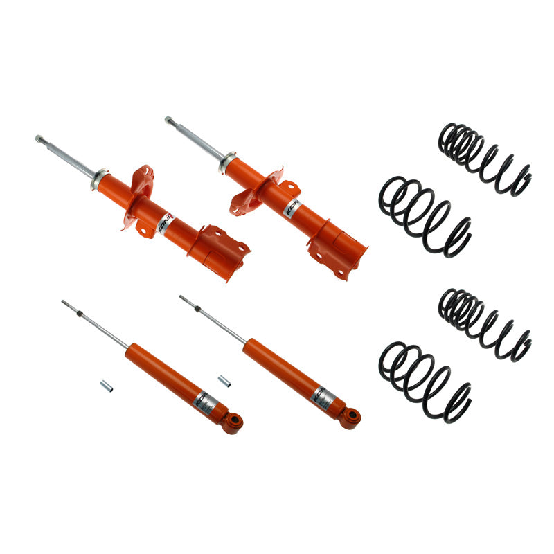 KONI, STR.T Kit passend für Opel Corsa C 2000-2006 - 30/30mm - VA-Last -790kg (1120-3761), Stahl, Orange