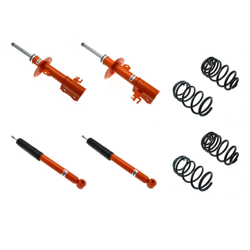 KONI, STR.T Kit passend für Volkswagen Polo III (6N) GTI 1994-1999 - 35/35mm (1120-4541), Stahl, Orange