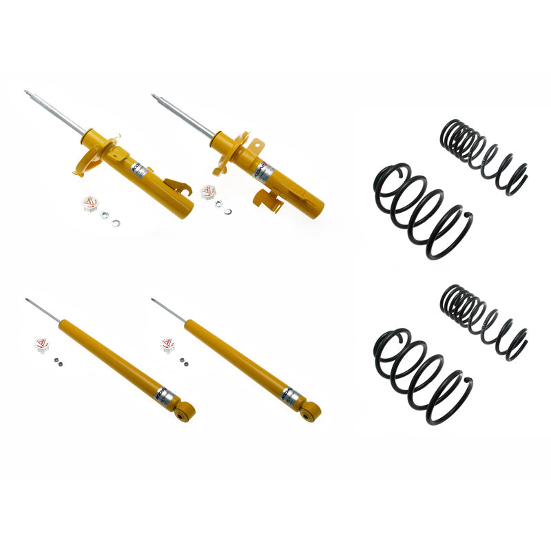 KONI, Sport Kit passend für Volvo C30 (exkl. Niveauregelung) 2007-2014 - 30/30mm - VA-Last -1000kg (1140-0861), Stahl, Gelb