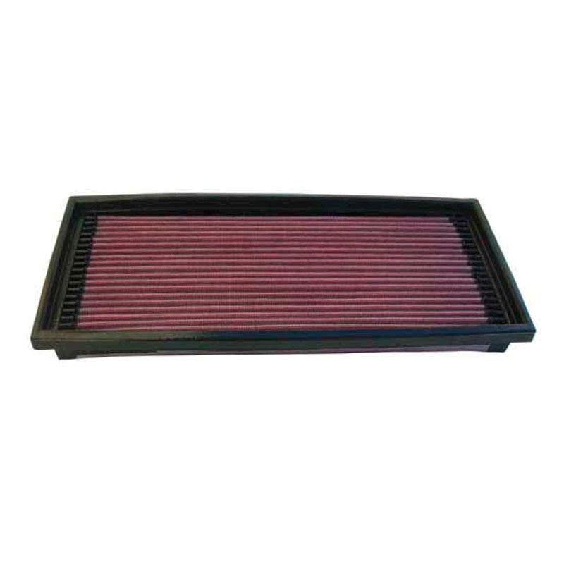 K&N, Tauschluftfilter passend für Chevrolet Corvette 5.7L F/I 1985-1989 (33-2014), Baumwolle, Rot