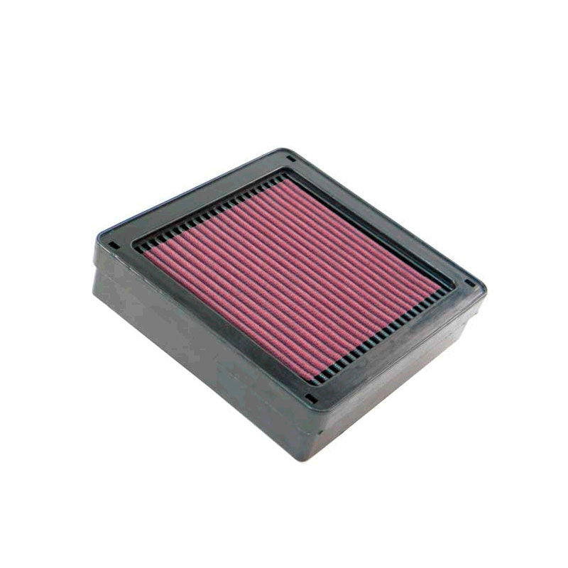 K&N, Tauschluftfilter passend für Mitsubishi Colt, Lancer, Mirage, Outlander 1996-2008 (33-2105), Baumwolle, Rot
