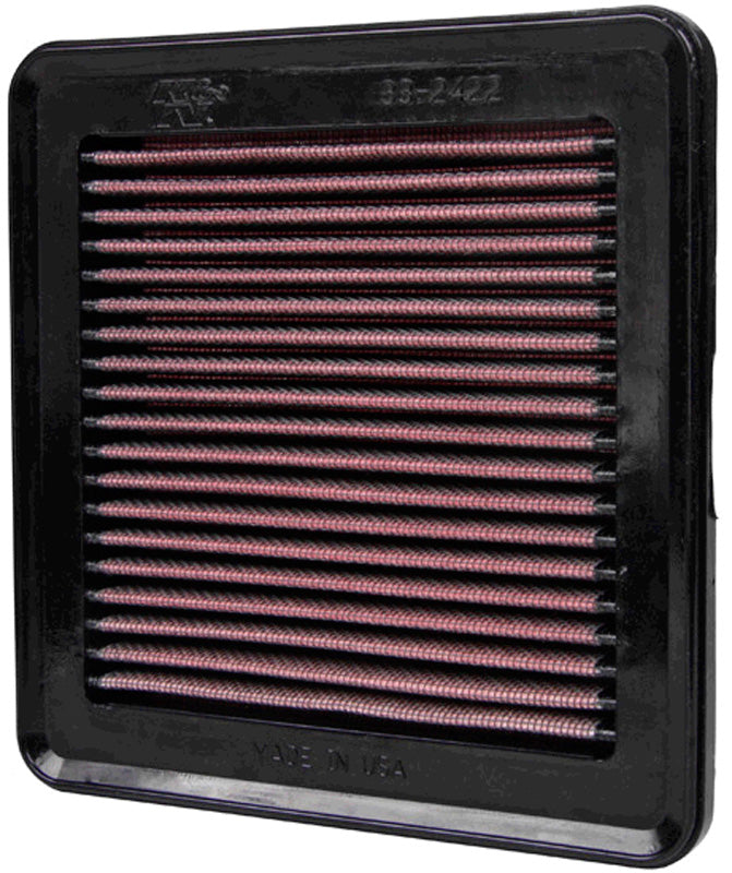 K&N, Panel-Luftfilter, passt für Honda Jazz 1.3/1.4/1.5 (2009-2015) & Civic X 1.0 (2017-)