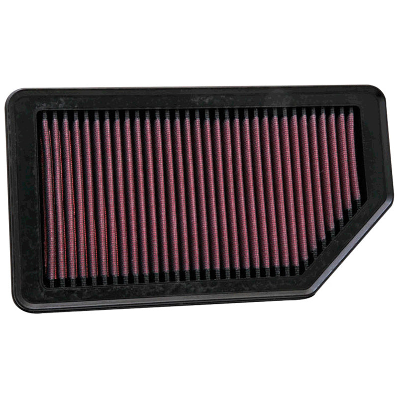 K&N, Panel-Luftfilter, passt für Hyundai Accent 1.4, 1.6 (2012-2016) / Veloster 1.6 (2011-2016) / Kia Rio 1.1, 1.4, 1.6 (2011-2015) / Rio5 1.6 (2012-2015) / Soul 1.6, 2.0 (2012-2016)