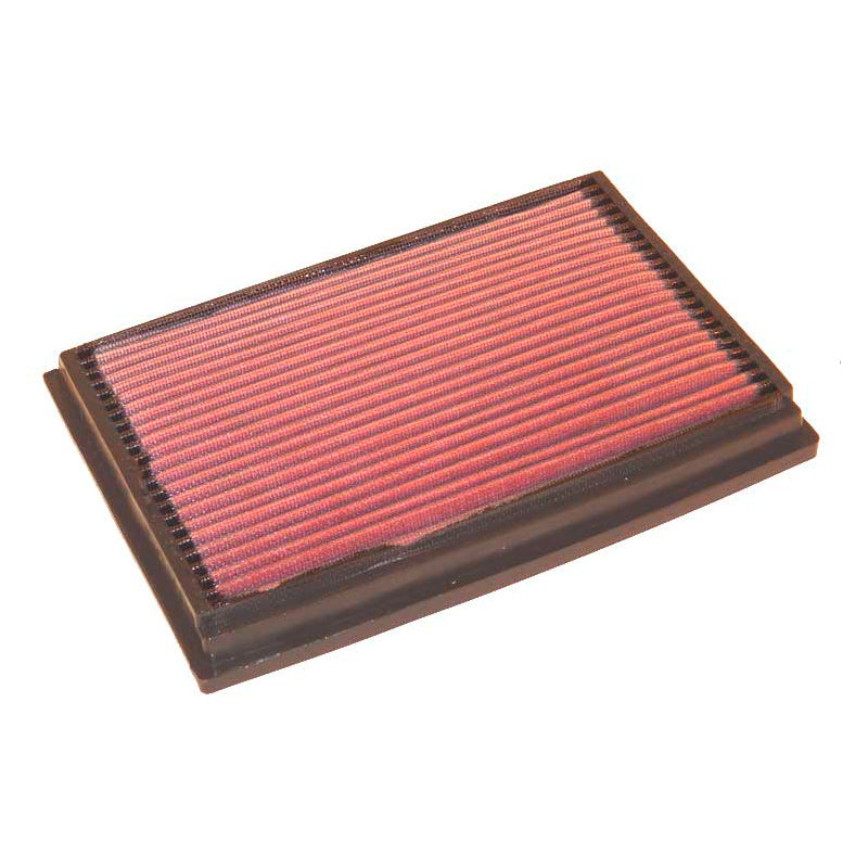 K&N, Tauschluftfilter passend für Ford Fiesta 1995-2002, Maverick 2000-2004, Puma 1997-2003, Mazda 121 1996-2001 (33-2804), Baumwolle, Rot