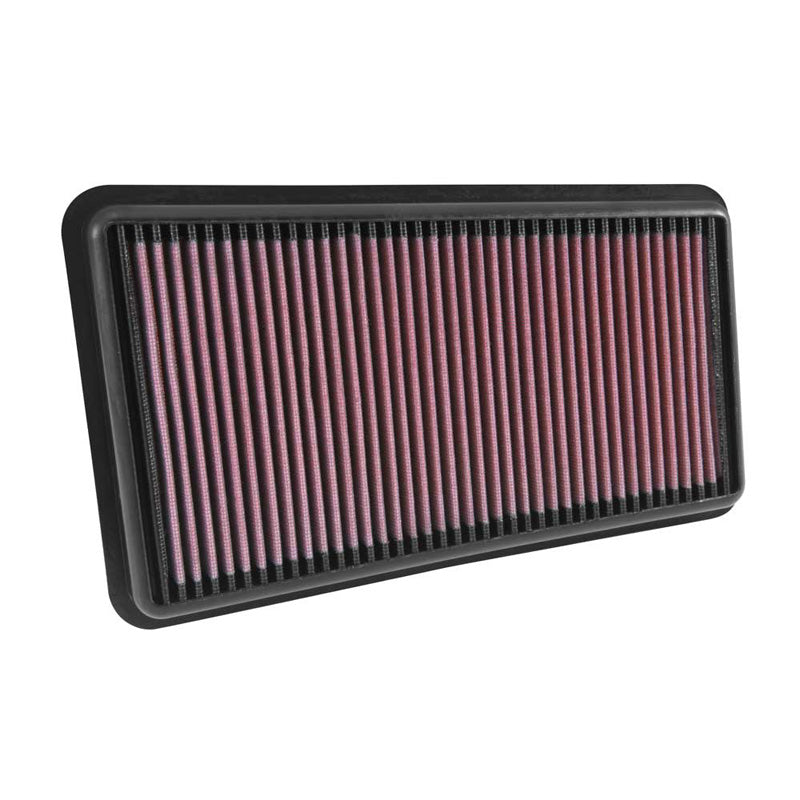 K&N, Tauschluftfilter passend für Chrysler 200 2.4, 3.6 2015- (33-5025), Baumwolle, Rot