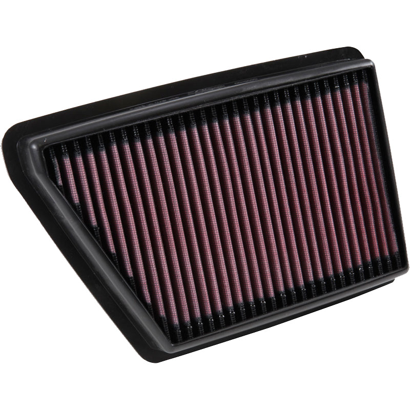 K&N, Tauschluftfilter passend für Honda CR-V 2.4 2017- (33-5063), Baumwolle, Rot