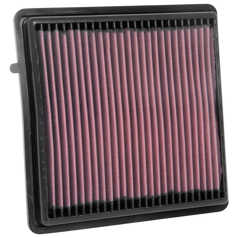 K&N, Tauschluftfilter passend für Buick Envision 2.0 2016- (33-5066), Baumwolle, Rot