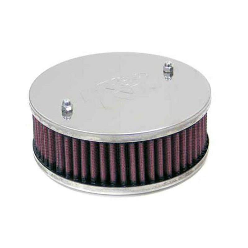 K&N, Sportluftfilter rund, Durchmesser 150 mm, Montagehöhe 45mm (56-9310), Baumwolle, Rot