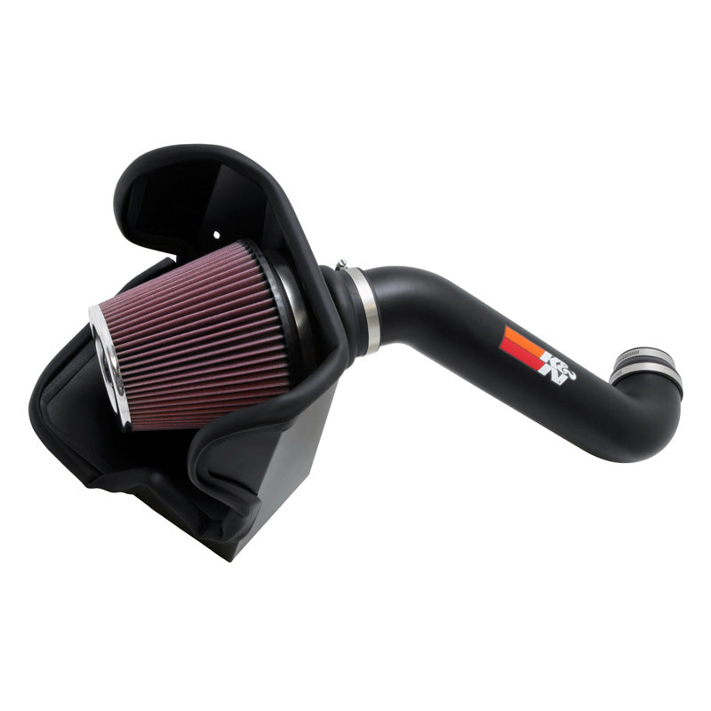 K&N, Luftansaugung für hohe Leistung, Textured Black, passt zu Jeep Liberty & Dodge Nitro 3.7L V6 (2010-2012)