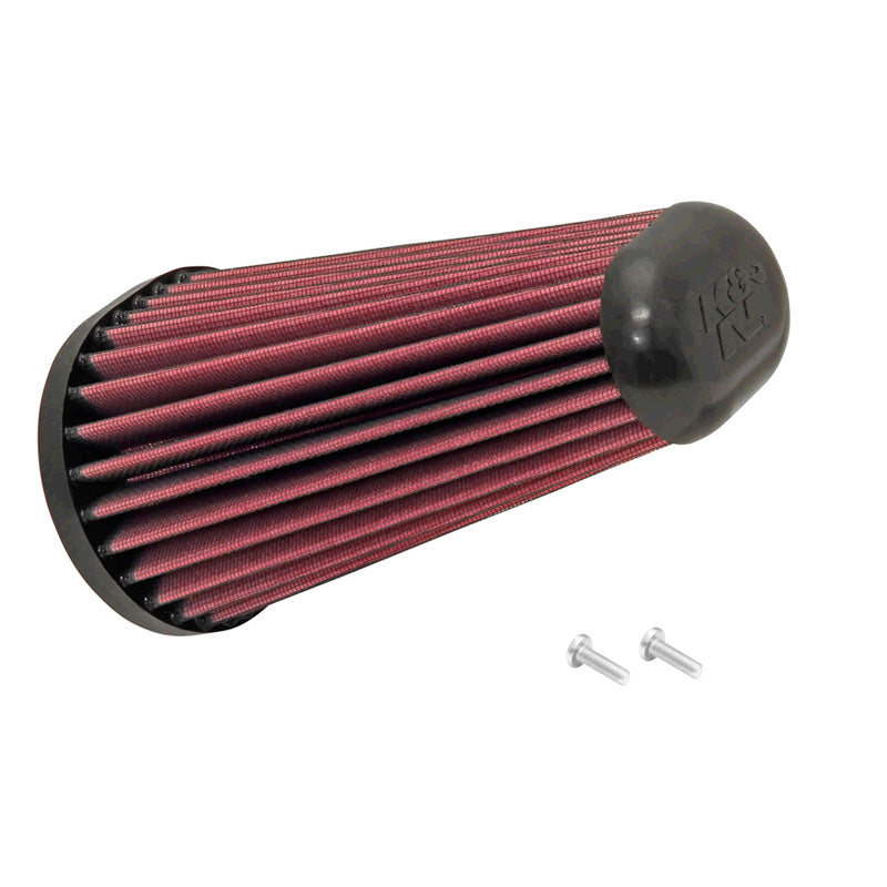 K&N, Tauschluftfilter passend für Porsche Boxster 2.7L H6 2013- (E-0666), Baumwolle, Rot