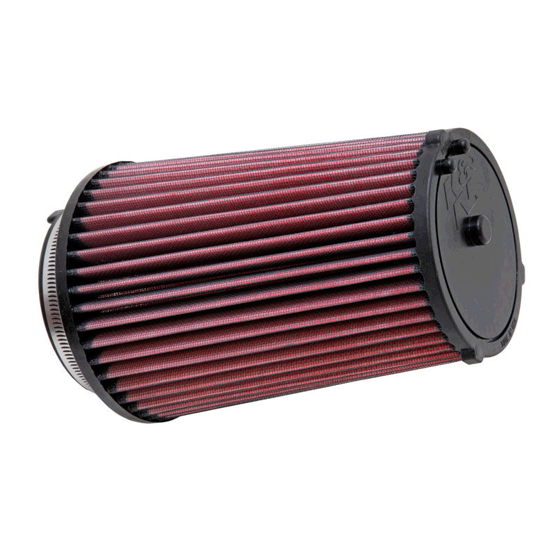 K&N, Tauschluftfilter passend für Ford Mustang Bullit 4.6L-V8 2008-2009 (E-1997), Baumwolle, Rot