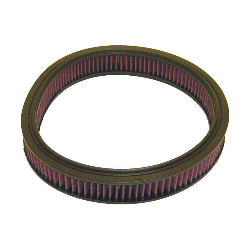 K&N, Tauschluftfilter passend für Mercedes-Benz 190 118PS (E-2865), Baumwolle, Rot