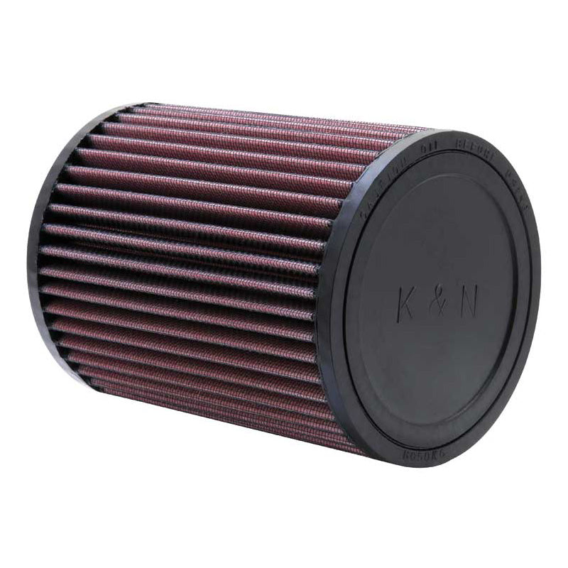 K&N, Luftfilter Universal Rund 76mm Flansch, 127mm Außendurchmesser, 165mm Höhe (RU-2820), Rot