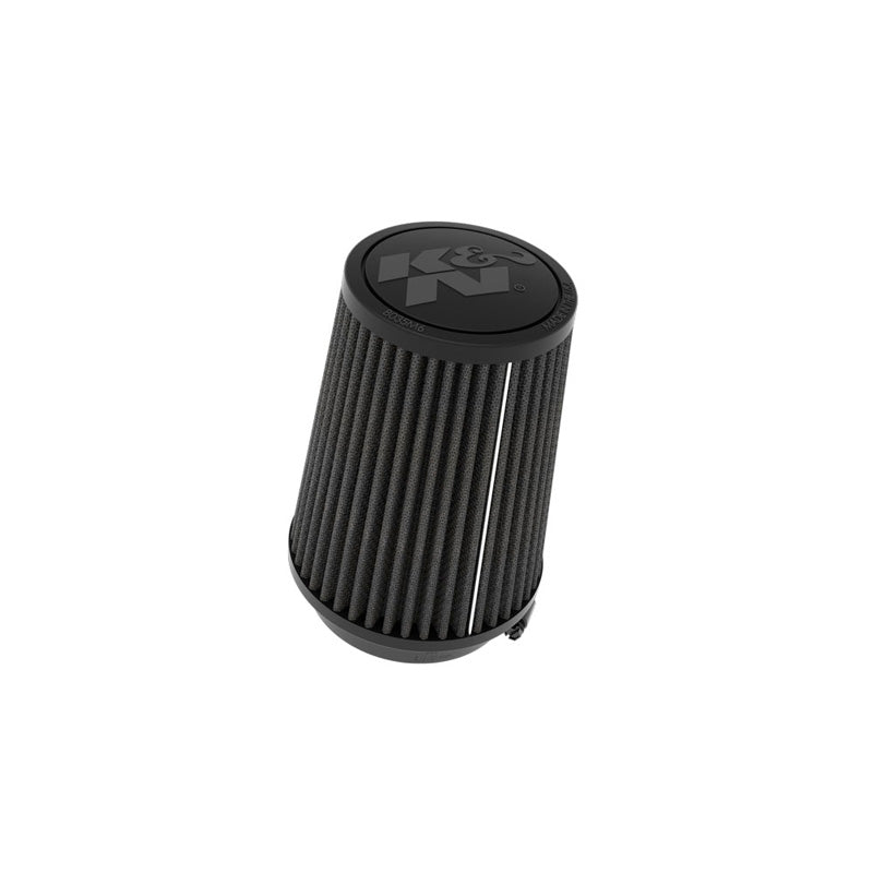 K&N, Schwarz Dryflow Luftfilter Universal Konisch 76mm Flansch, 114mm Untendurchmesser, 89mm Obendurchmesser, 146mm Höhe (RU-3121HBK), Kunststoff