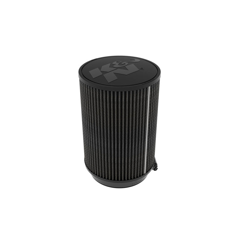 K&N, Schwarz Dryflow Luftfilter Universal Rund 127mm Flansch, 165mm Außendurchmesser, 229mm Höhe (RU-3127HBK), Kunststoff
