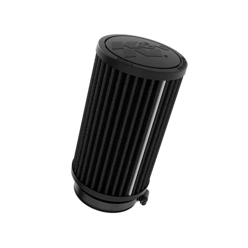 K&N, Schwarz Dryflow Luftfilter Universal Rund 64mm Flansch, 89mm Außendurchmesser, 152mm Höhe (RU-3131HBK), Kunststoff