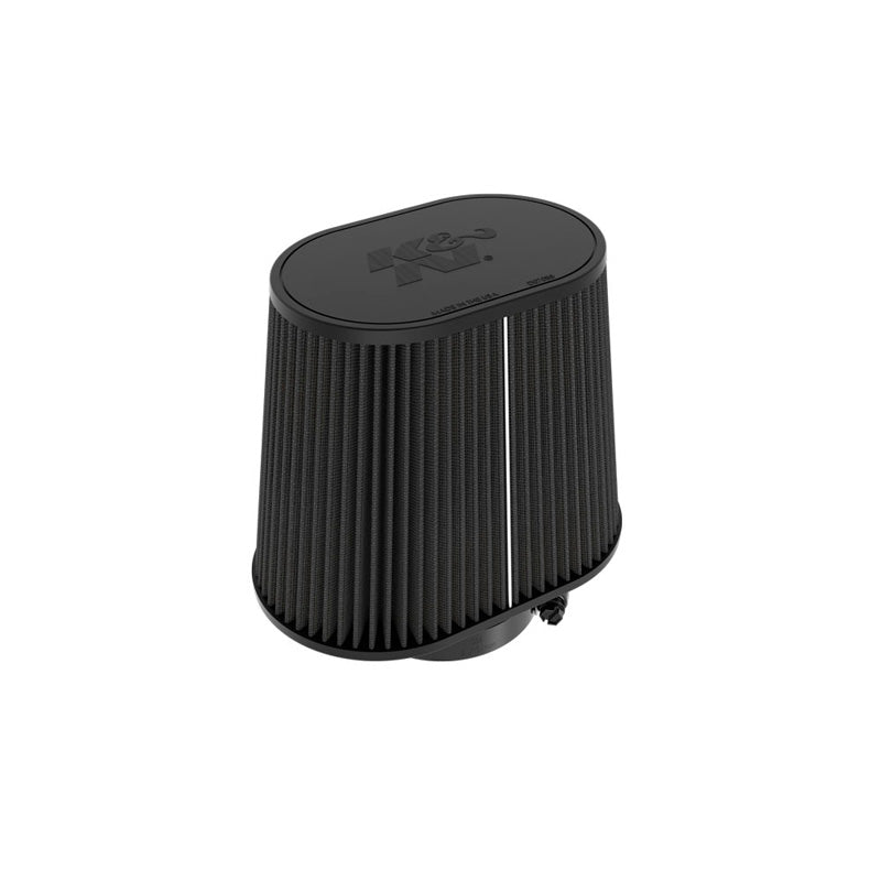 K&N, Schwarz Dryflow Luftfilter Universal Oval/Konisch 102mm flansch, 146 x 229mm Untendurchmesser, 178mm x 114mm Obendurchmesser, 191mm Höhe (RU-3132HBK), Baumwolle
