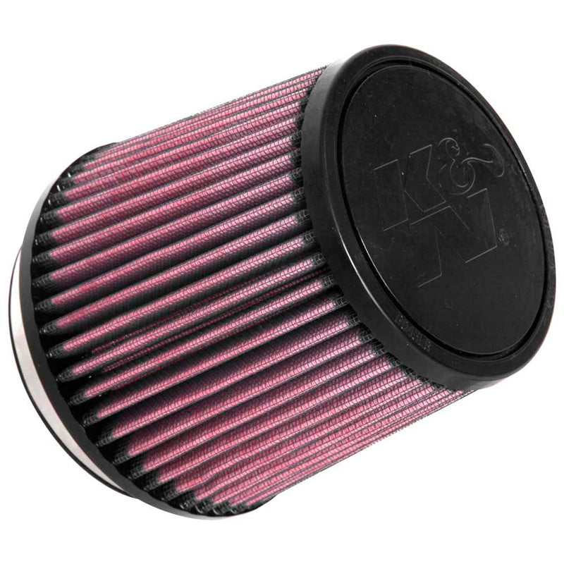 K&N, Luftfilter Universal Konisch 102mm Flansch, 137mm Untendurchmesser, 114mm Obendurchmesser, 127 mm (RU-3600), Baumwolle, Rot