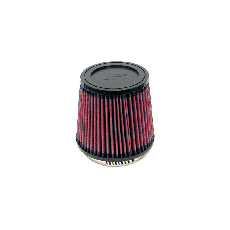 K&N, Luftfilter Universal Konisch 95mm Flansch, 137mm Untendurchmesser, 111mm Obendurchmesser, 127mm Höhe (RU-4250), Baumwolle, Rot