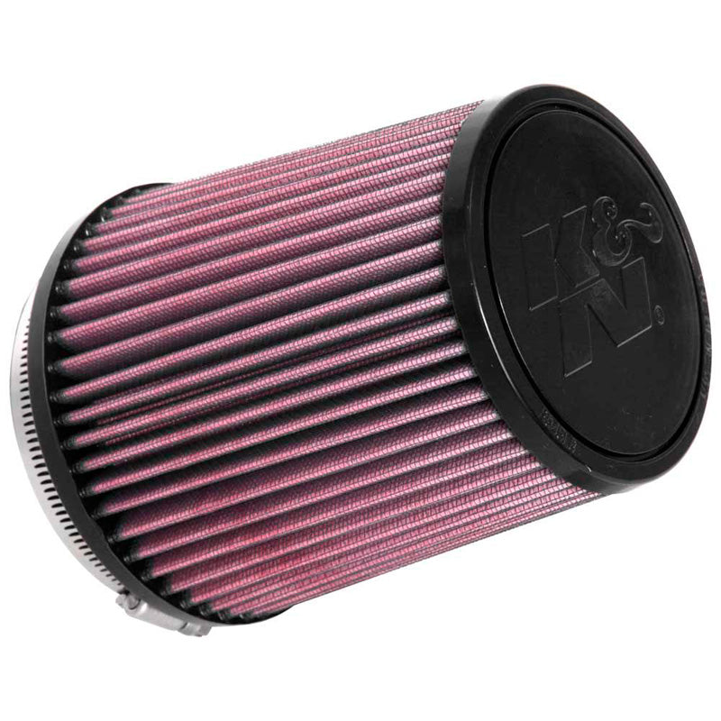 K&N, Luftfilter Universal Konisch 102mm Flansch, 137mm Untendurchmesser, 114mm Obendurchmesser, 152 mm (RU-4550), Baumwolle, Rot