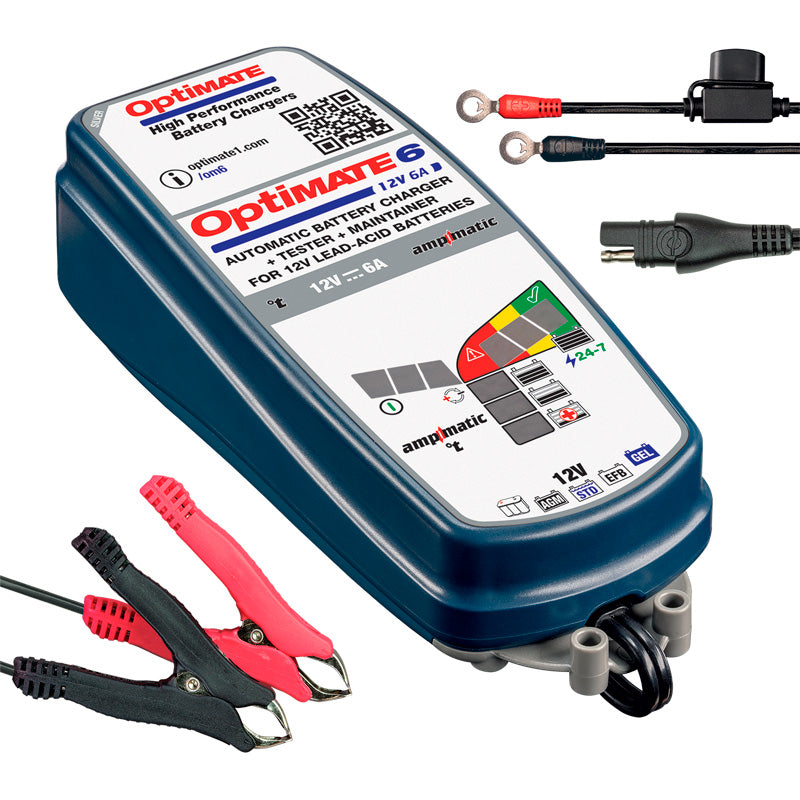 OptiMate, Batterieladegerät, 6 Ampmatic 12V/6.0A, 9-stufig