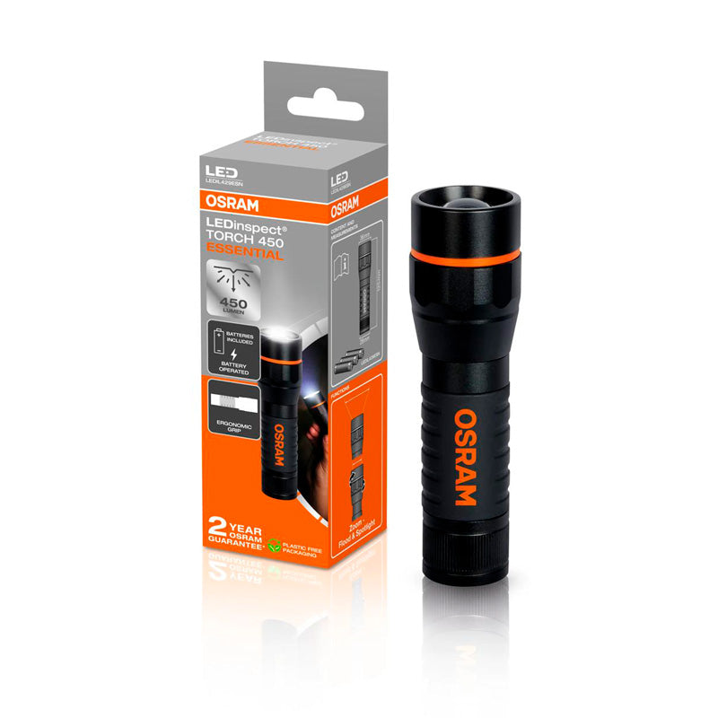 Osram, LEDinspect® TORCH 450 Essential, verstellbare Handinspektionsleuchte