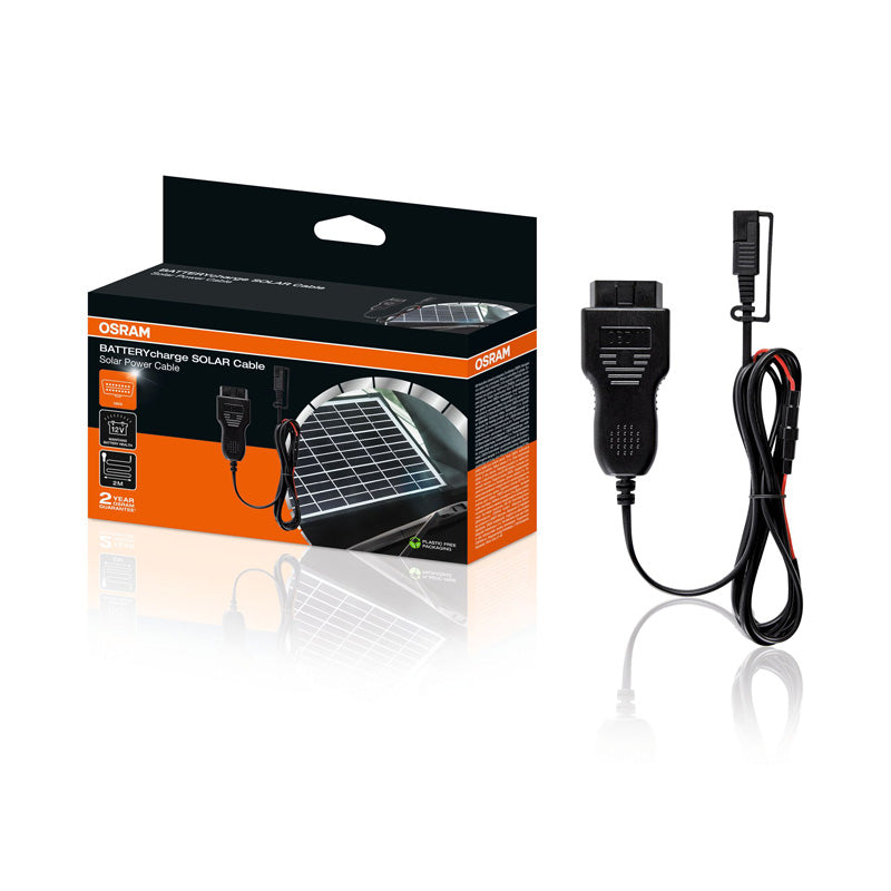 Osram, Batteriekabel, Solarlader, OBDII, OSPOBD