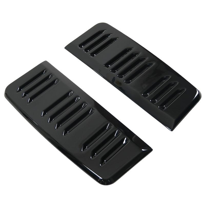OneWay, Luftventile, Version 2, schwarz glänzend, passend für Volkswagen Transporter T5.1/T6/T6.1 (2010-2022, langer Radstand)