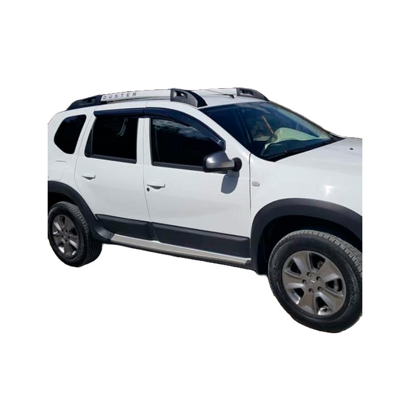 OneWay, Seitliche Karosserieleisten-Set, Mattschwarz, Passend für Dacia Duster I (2010-2017), 4 Teile