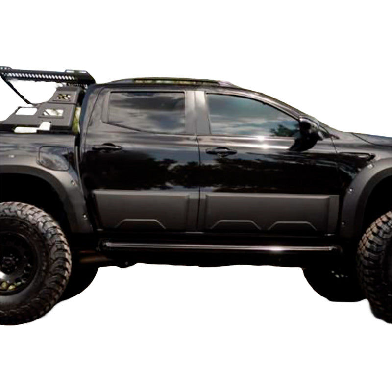 OneWay, Seitenleisten, Matt Schwarz, passt für Mercedes X-Class W470 2017-, 4 Teile