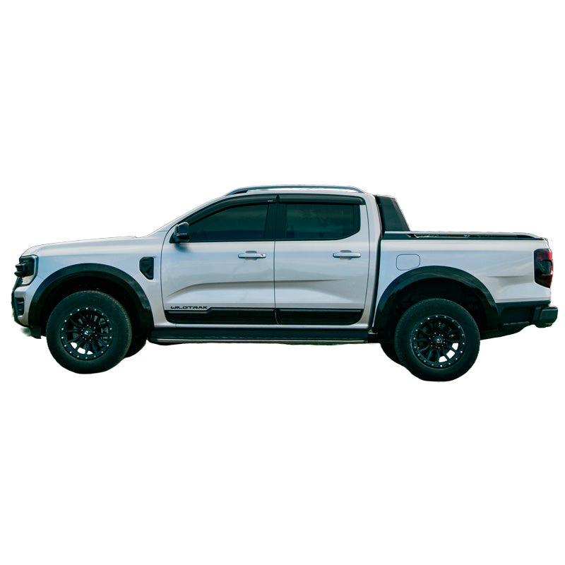 OneWay, Seitenschweller, ABS-Kunststoff, Matt Schwarz, passt für Ford Ranger T9 (2022-) – 4 Teile