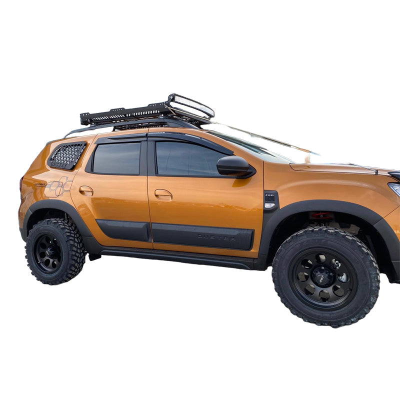 OneWay, Komplettes Karosseriekit, Matt Schwarz, passt für Dacia Duster II 2018-2024, 12-teiliges Set