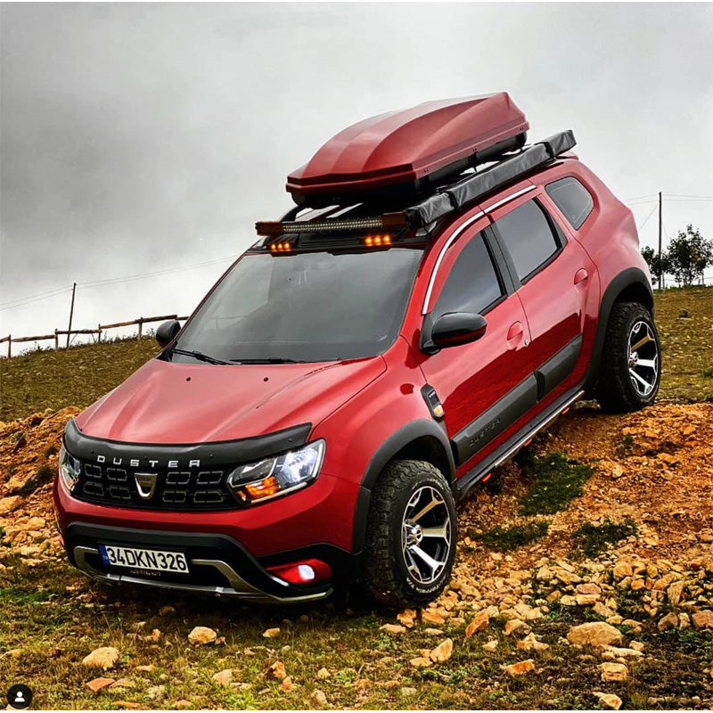 OneWay, Komplettes Bodykit, Matt Schwarz, passt für Dacia Duster II (2018-2024), 12 Teile