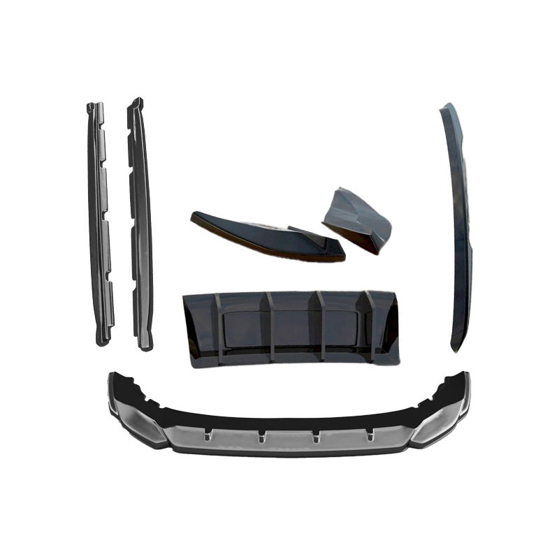 OneWay, Komplettes Bodykit, passt für Cupra Ateca MK1 (2018-), Glänzend Schwarz, 7-teiliges Set