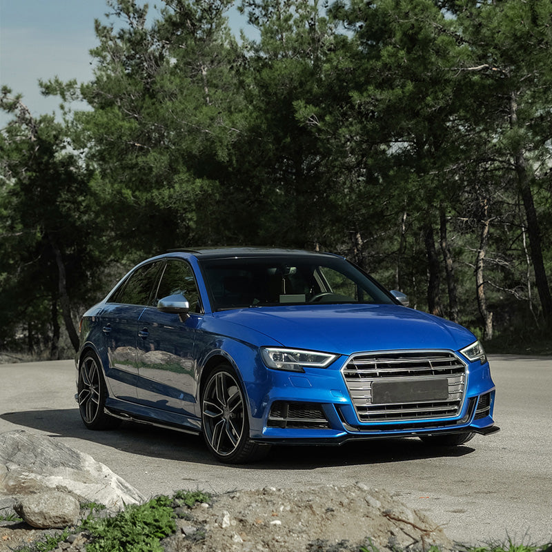 OneWay, Komplett-Bodykit, Schwarz, passt für Audi S3 8V Limousine (2016-2020)