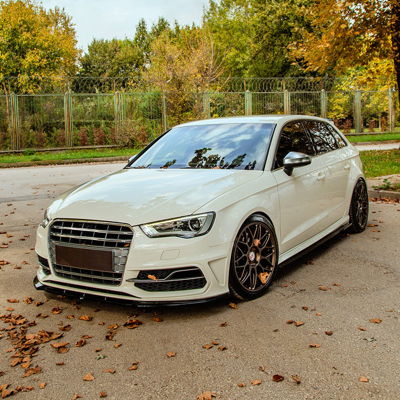 OneWay, Komplett-Bodykit, Blank-Schwarz, passt für Audi S3 Sportback 8V (2013-2016)